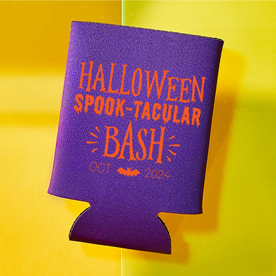 Custom Halloween Party Can Coolers | Design #3