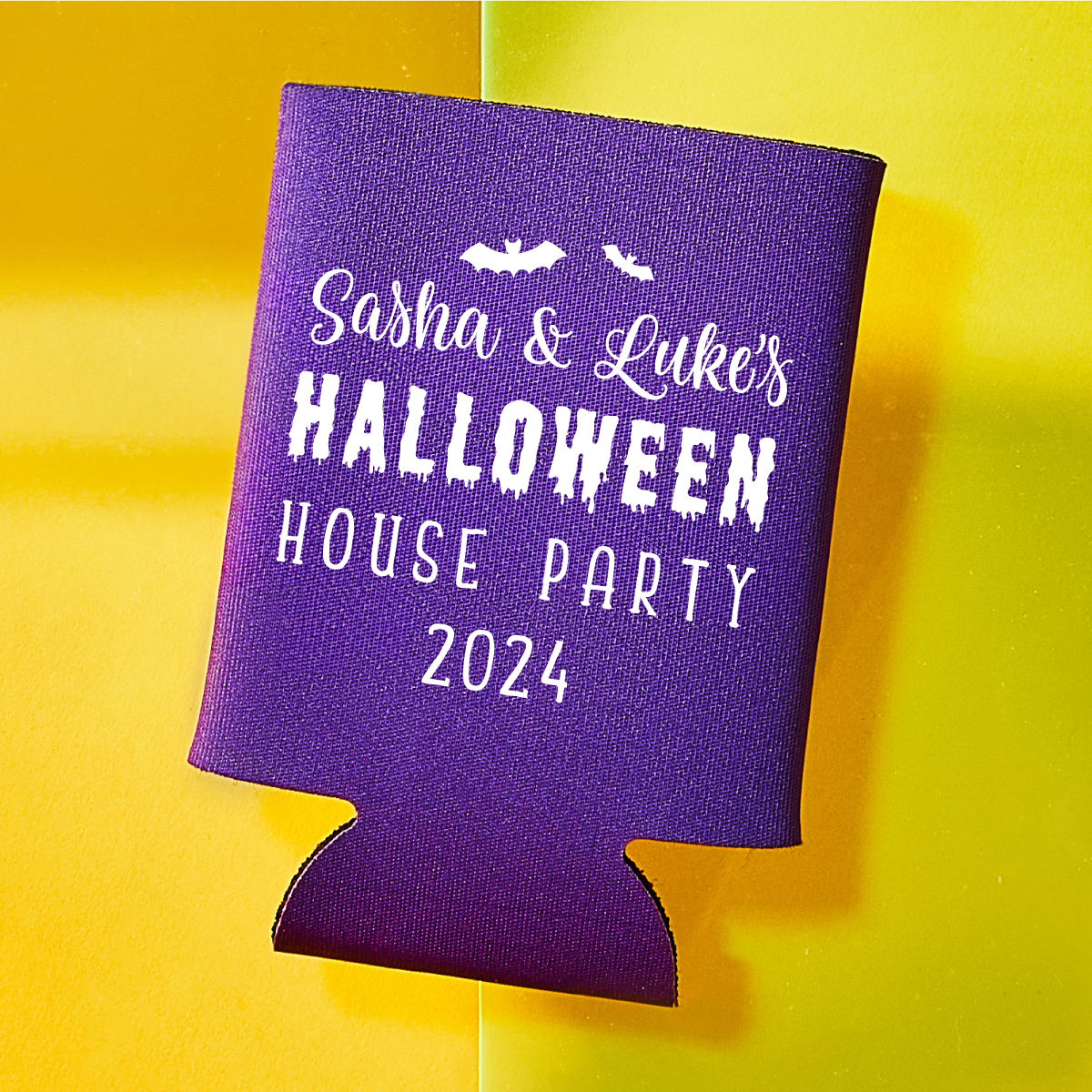 Custom Halloween Party Can Coolers | Design #9