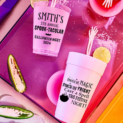 Custom Halloween Party Frosted Cups | Design #12