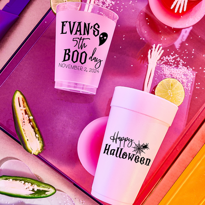 Custom Halloween Foam Cups | Design #13