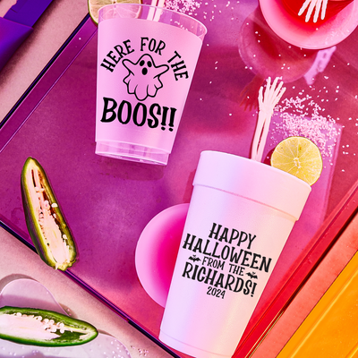 Custom Halloween Party Frosted Cups | Design #21