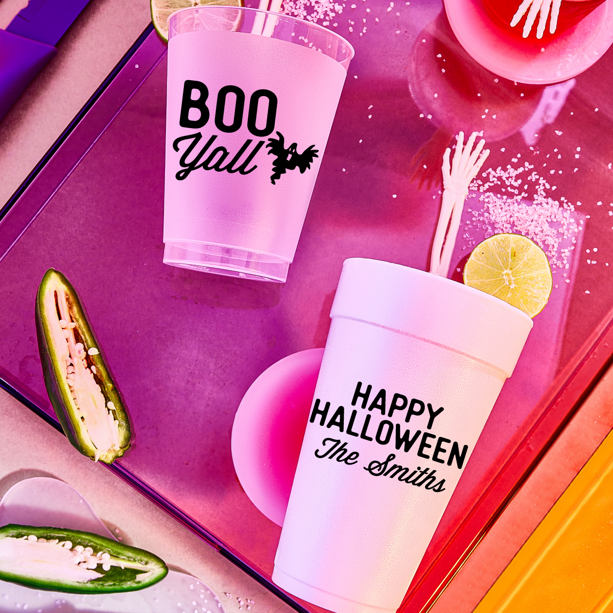 Custom Halloween Foam Cups | Design #22