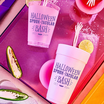 Custom Halloween Party Frosted Cups | Design #3