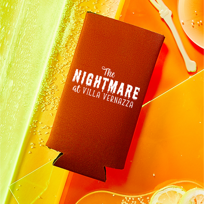 Custom Halloween Party Foam Slim Can Coolers | Design #10
