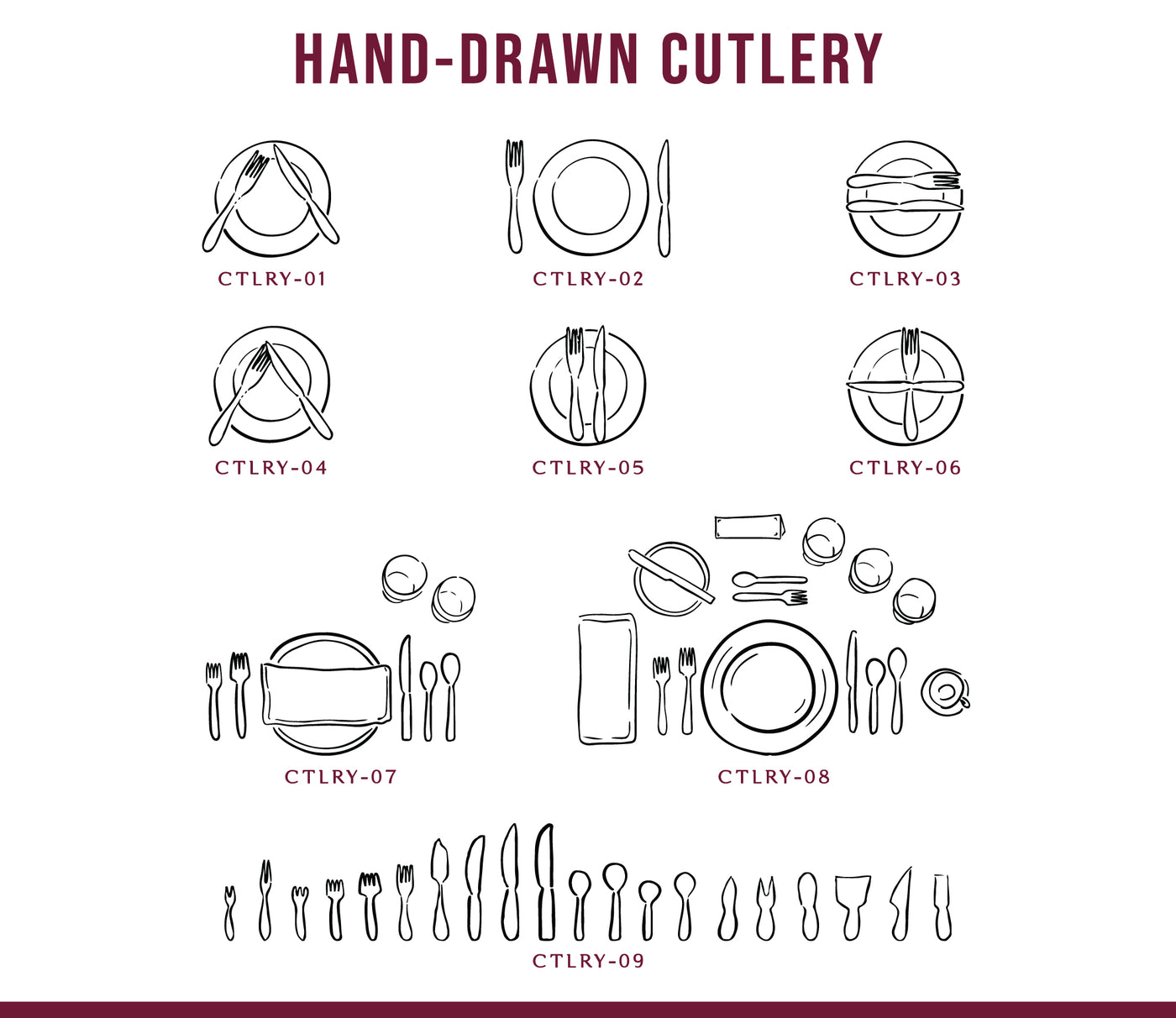 Custom Doodle Cottage Hand Drawn Design Frosted Cups
