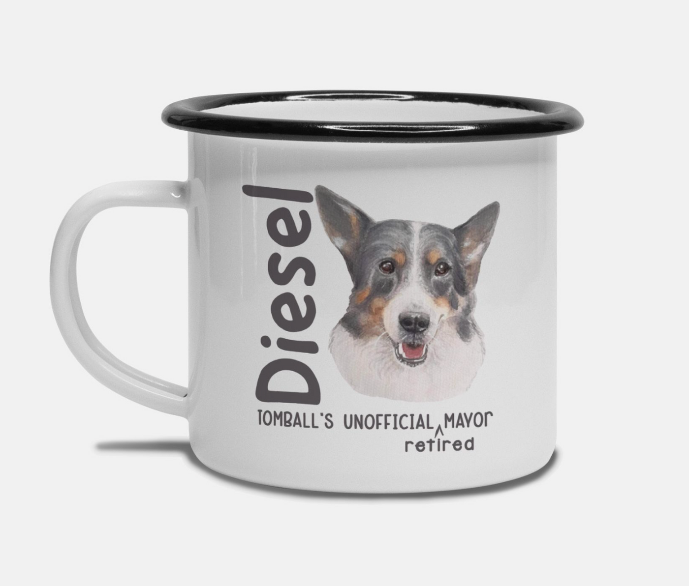 Diesel The Unofficial (retired) Mayor of Tomball Mug