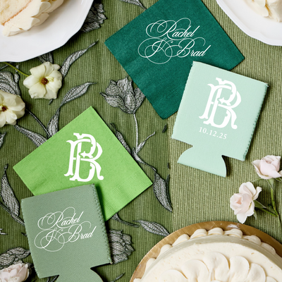 Duogram Formal Script Napkins