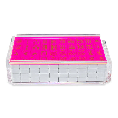 "El Mahjong" Luxe Mahjong - Neon Pink