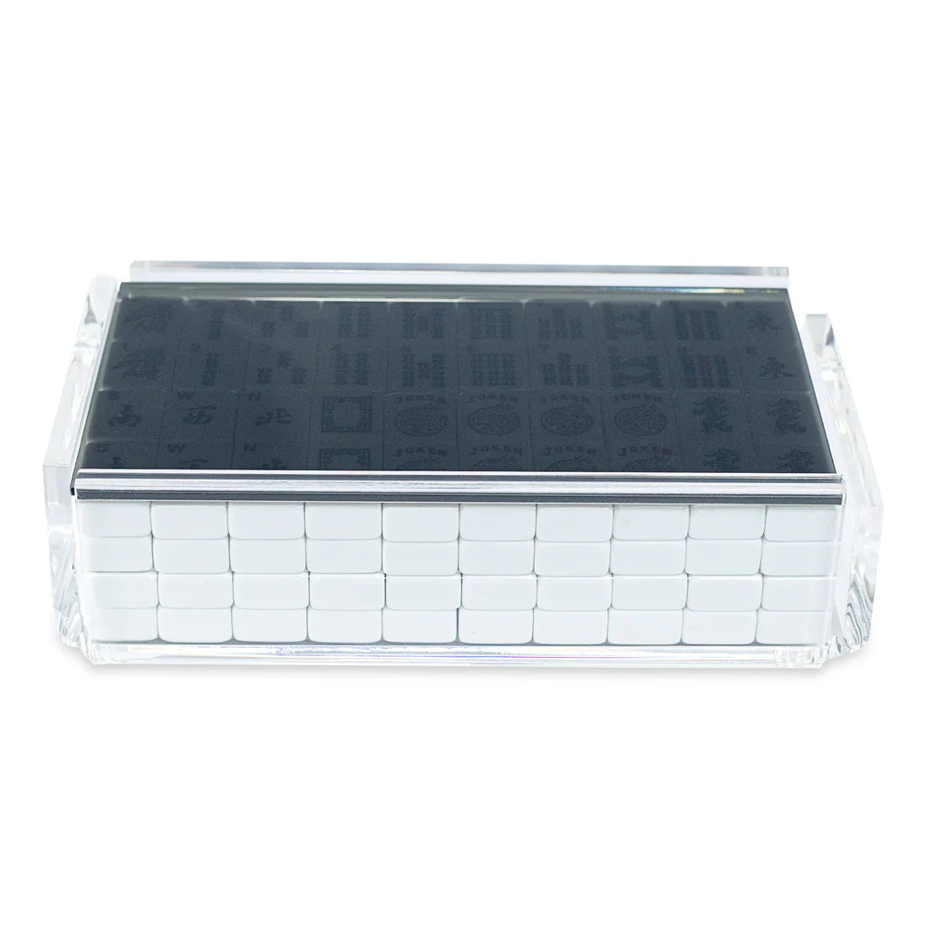 "El Mahjong" Luxe Mahjong Set with Racks - Smoke