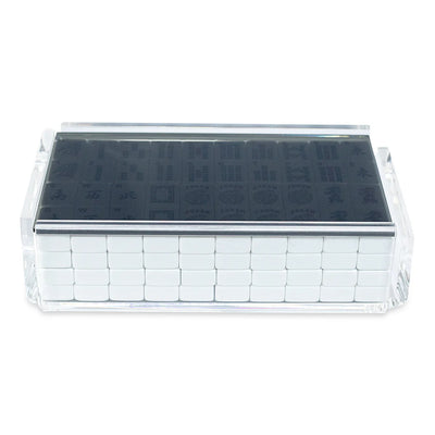 "El Mahjong" Luxe Mahjong Set with Racks - Smoke