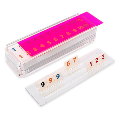 "El Rumi" Rummy Tile Game - Neon Pink