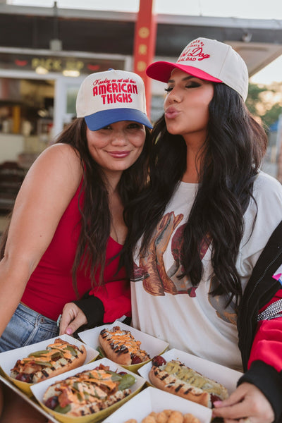 Makes me Want a Hot Dog - Red Vintage Trucker Hat