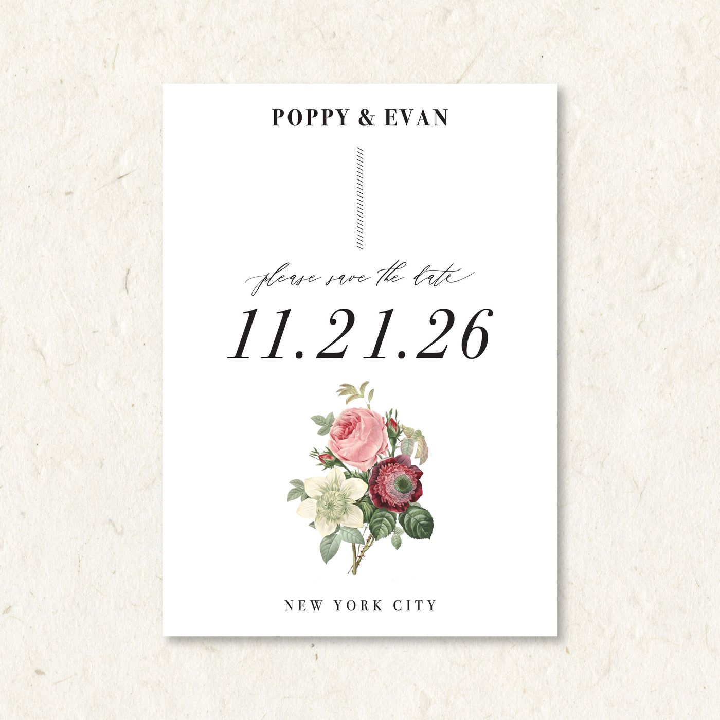 Save The Date | Vintage Floral