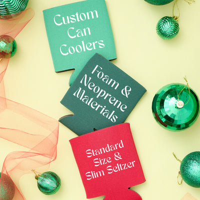 Christmas Neoprene Can Cooler