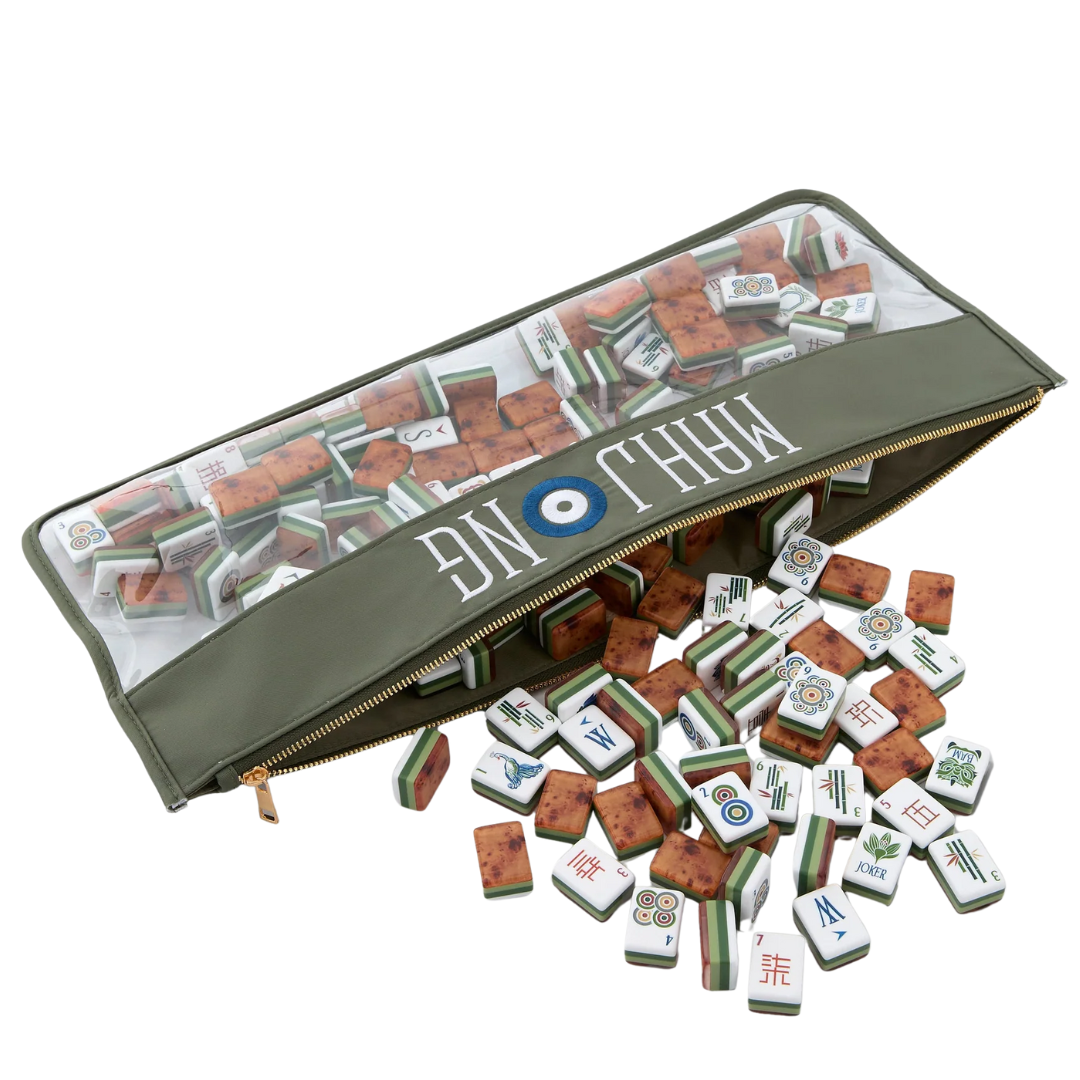 Forest Green Bag - Oh My Mahjong