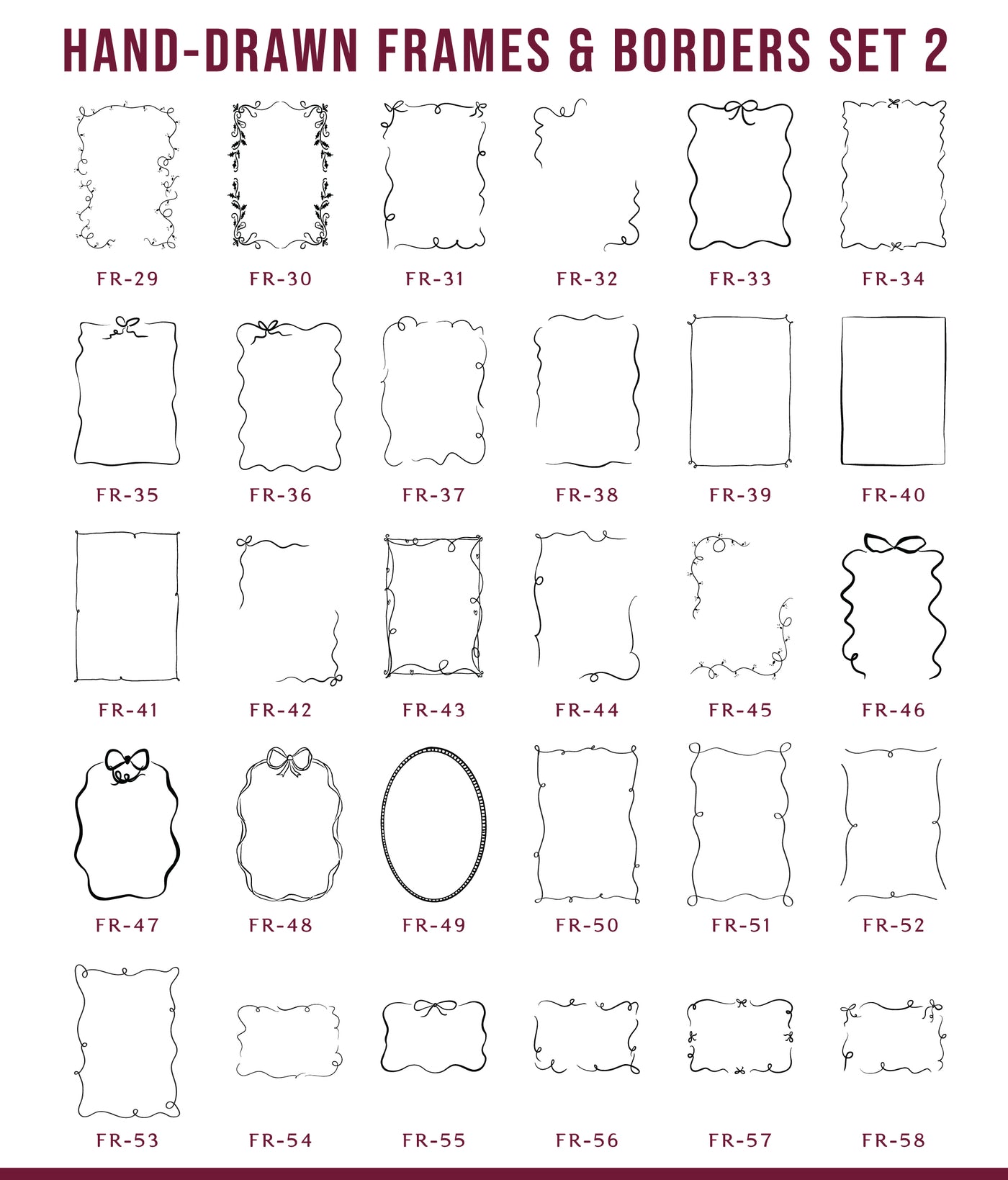 Custom Doodle Cottage Hand Drawn Design Frosted Cups