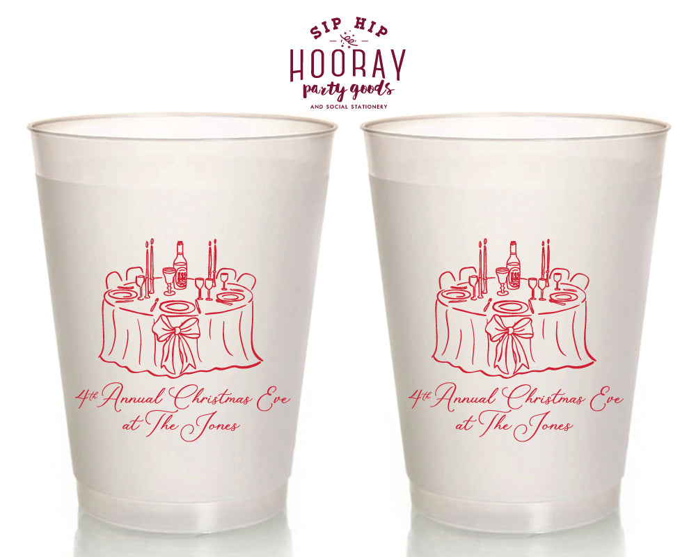 Christmas Eve Frosted Cups