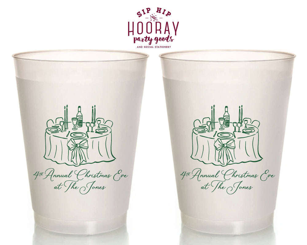Christmas Eve Frosted Cups
