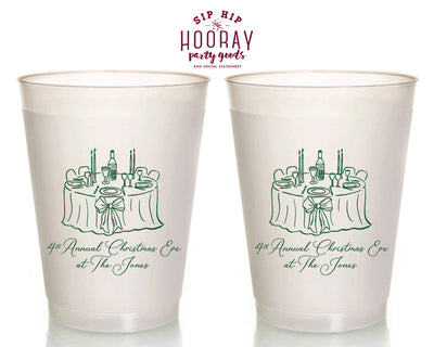 Christmas Eve Frosted Cups