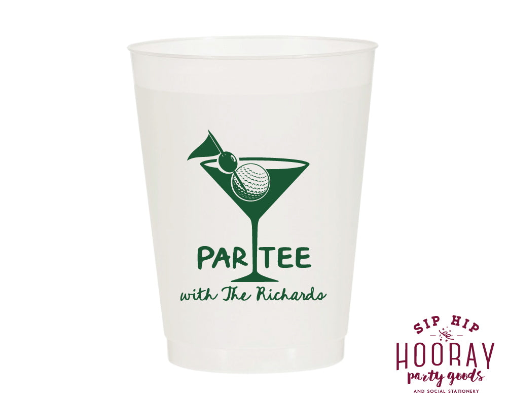 Custom Par-Tee Golf Frosted Cups