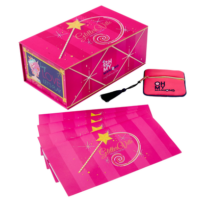 Glitterville Tiles - Oh My Mahjong