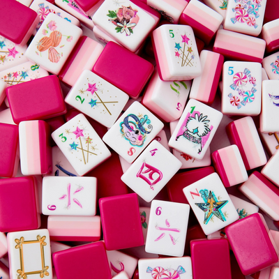 Glitterville Tiles - Oh My Mahjong