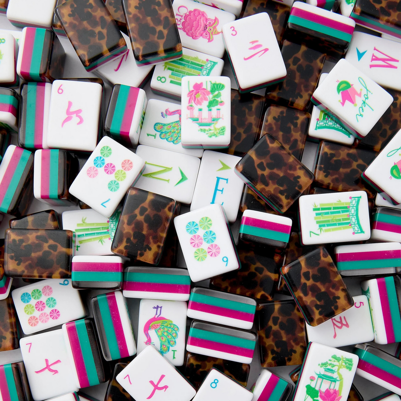 Glow Wild Tiles - Oh My Mahjong