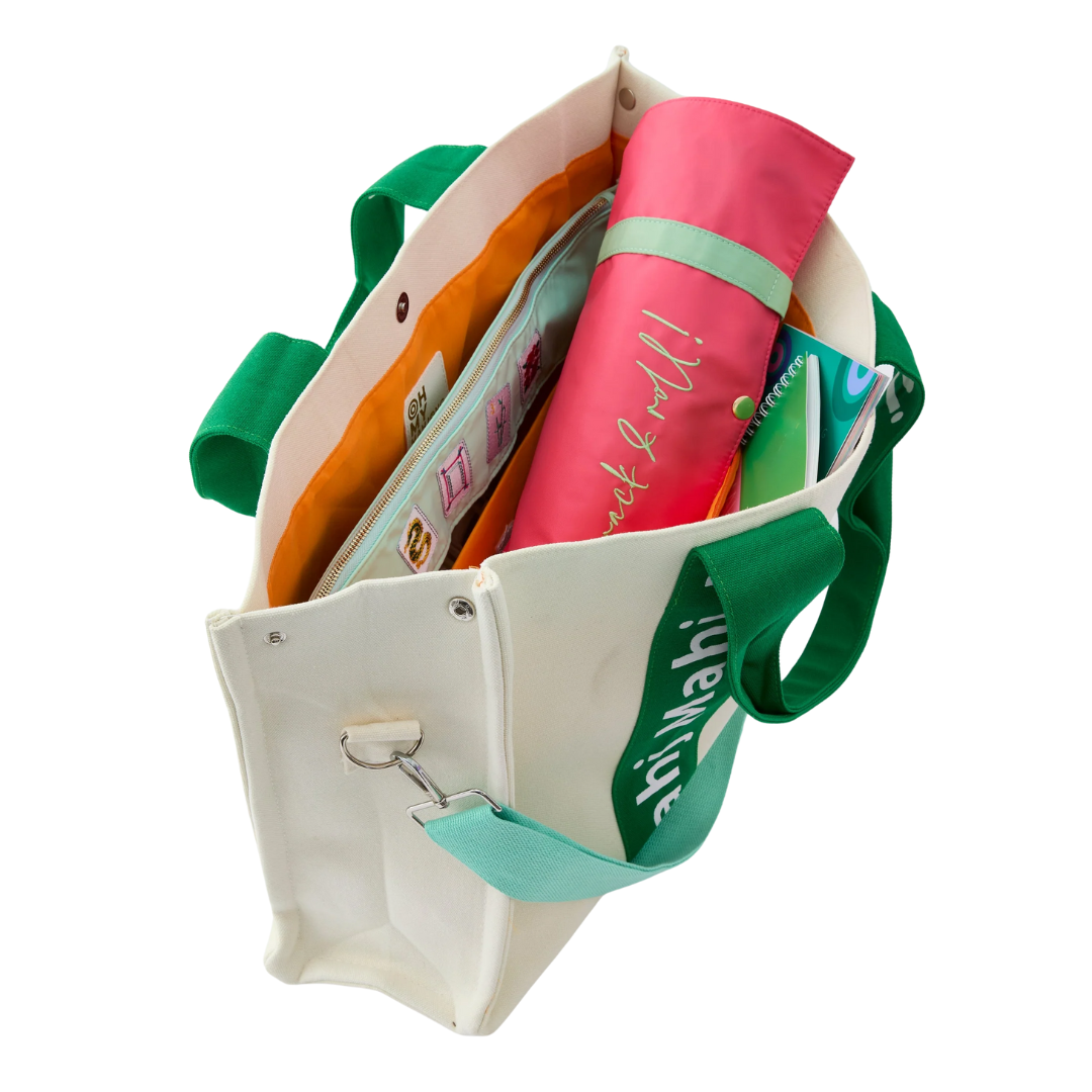 Green Mahj It All Bag - Oh My Mahjong