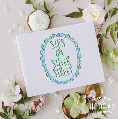 At Home Collection | Custom House Party Guest Book