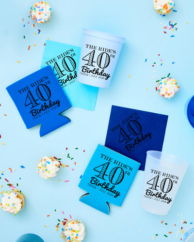 Cheers to 40 Years Birthday Napkins
