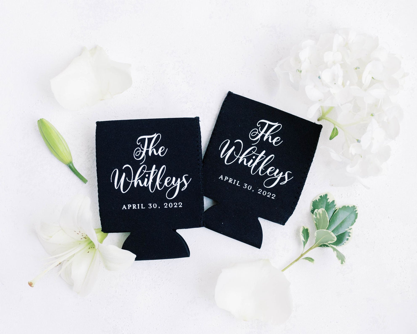 Custom Wedding Neoprene Can Cooler