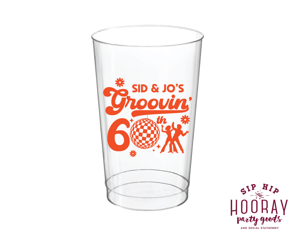 Groovin' Birthday Bash Custom Hard Plastic Cups