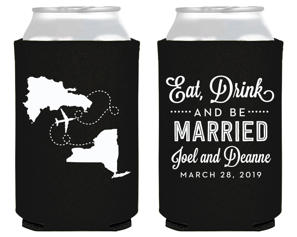 Eat Drink and Be Married Destination Wedding Can Cooler