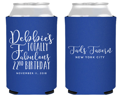 Birthday Party Can Coolers