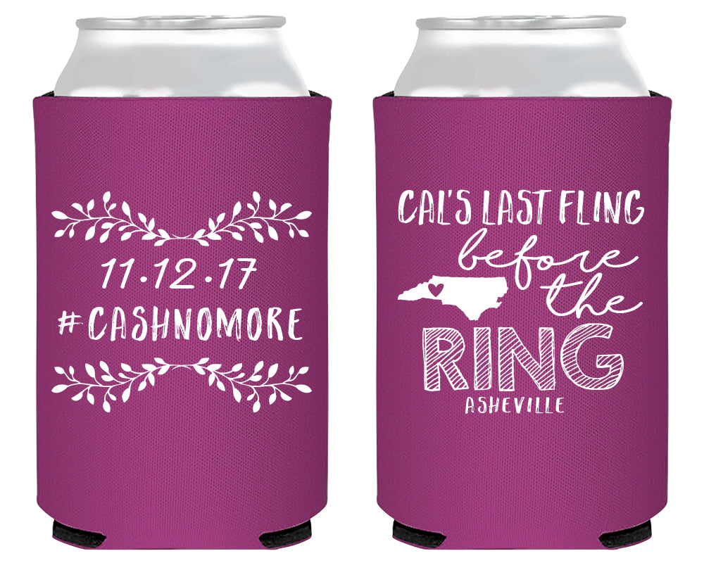 Final Fling Bachelorette Party Can Coolers