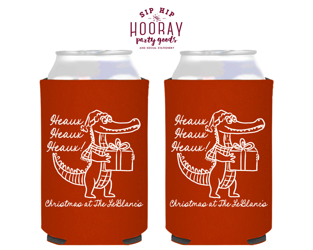 Heaux Heaux Heaux  Christmas Foam Can Coolers