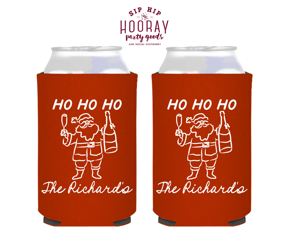 Ho Ho Ho Christmas Foam Can Coolers