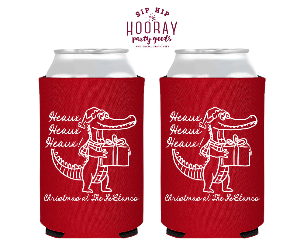 Heaux Heaux Heaux  Christmas Foam Can Coolers
