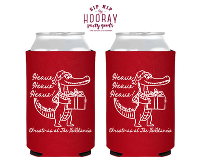 Heaux Heaux Heaux  Christmas Foam Can Coolers