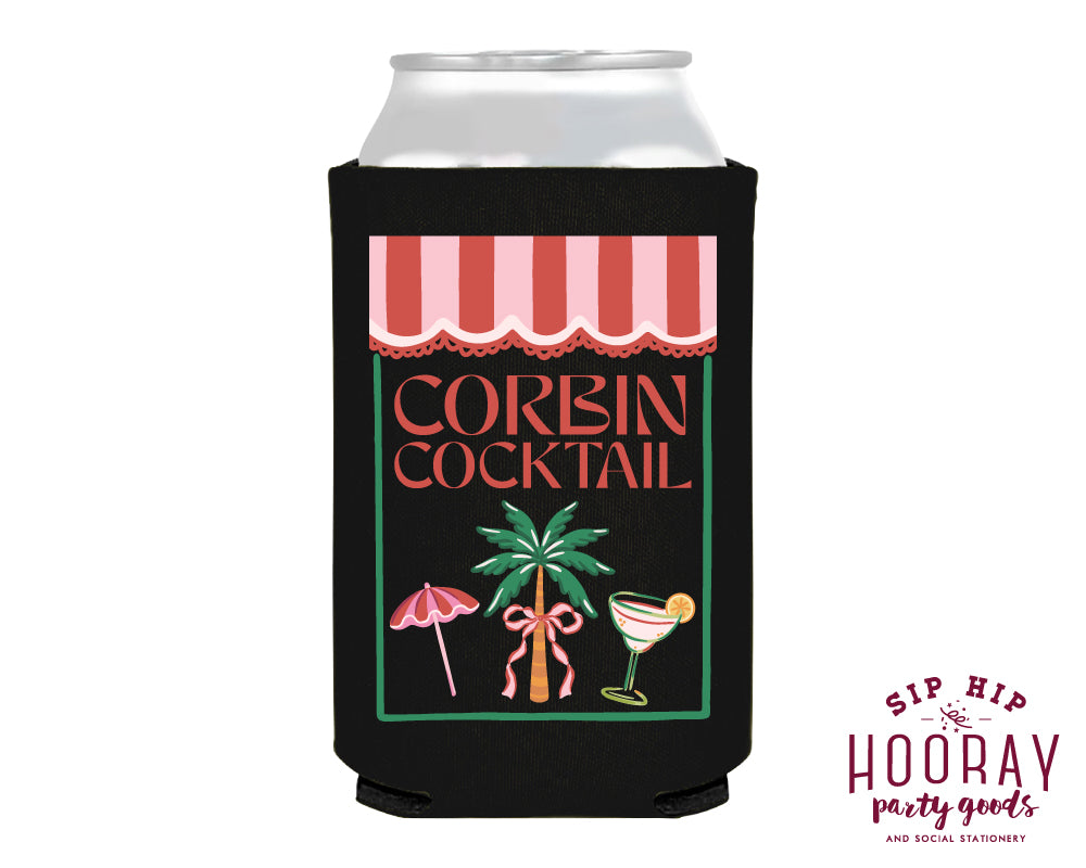 At Home Collection | Tropical Cocktail Full Color Can Coolers
