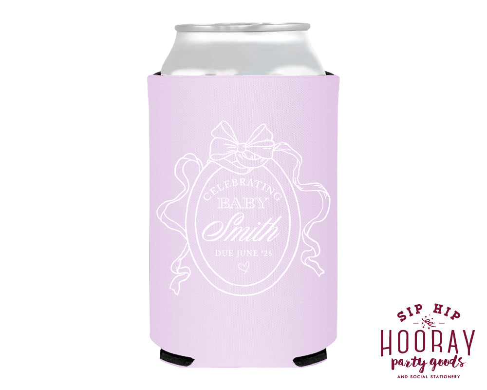 Custom Baby Shower Foam Can Coolers