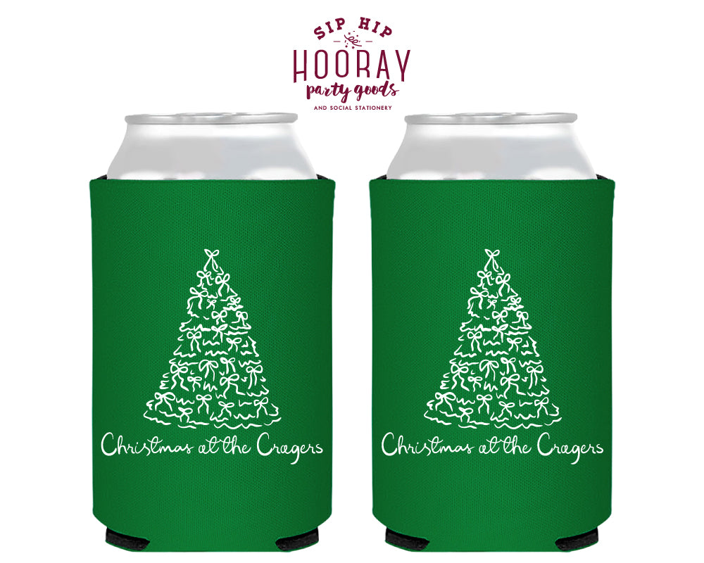 Christmas Tree Christmas Foam Can Coolers