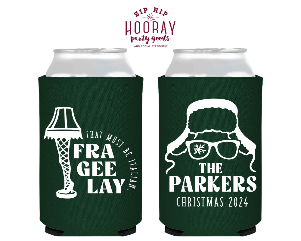 Must Be Italian Funny Christmas Foam Can Coolers