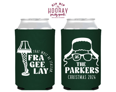 Must Be Italian Funny Christmas Foam Can Coolers