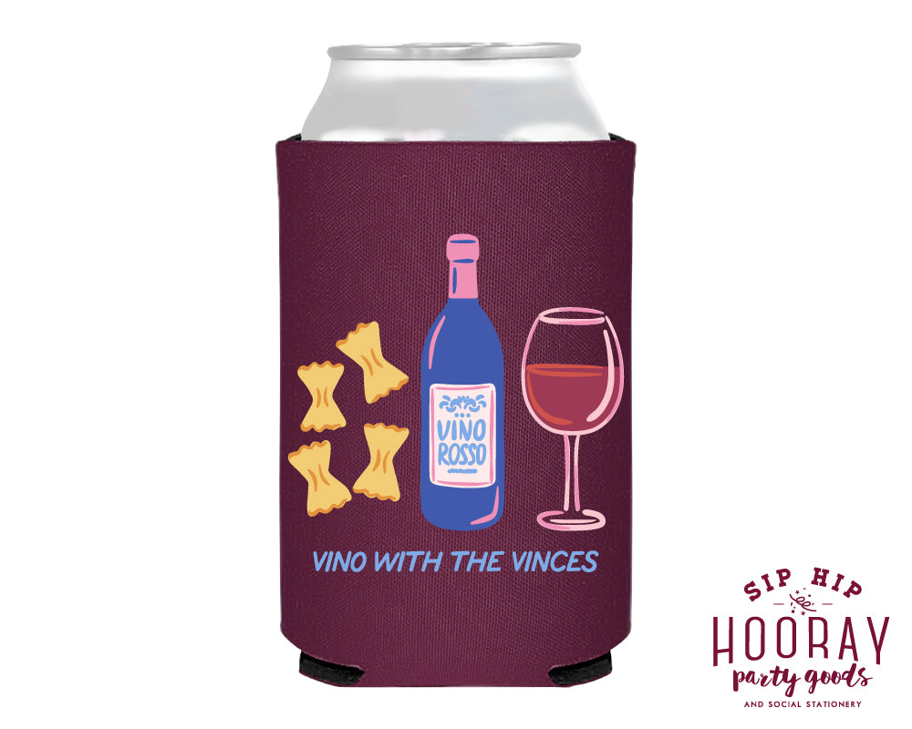 At Home Collection | Vino Icons Full Color Can Coolers