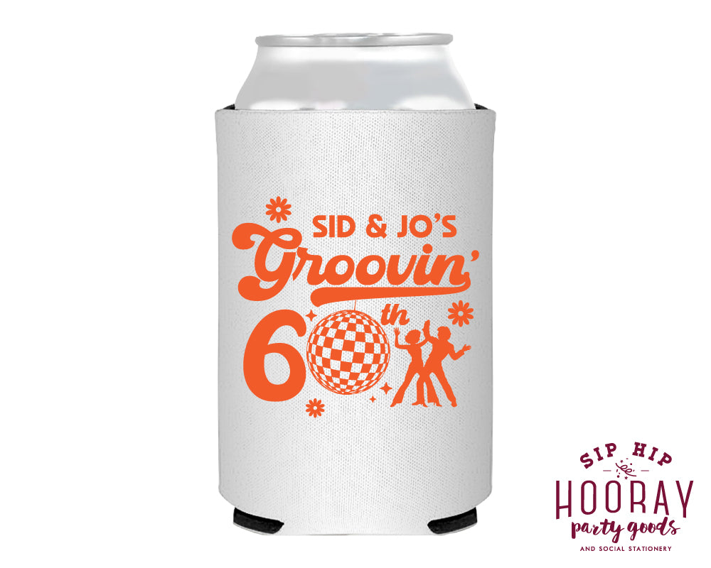 Groovin' Birthday Bash Custom Neoprene Can Coolers