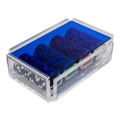 “La Ficha” Luxe Poker Chip Set - Blue