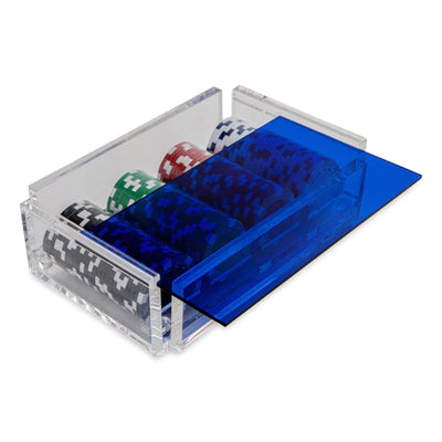 “La Ficha” Luxe Poker Chip Set - Blue