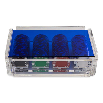 “La Ficha” Luxe Poker Chip Set - Blue