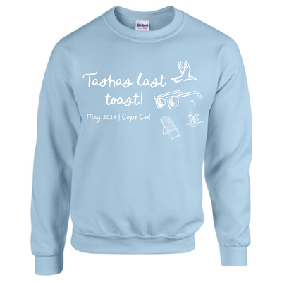 Last Toast Coastal Bachelorette Party Sweatshirt